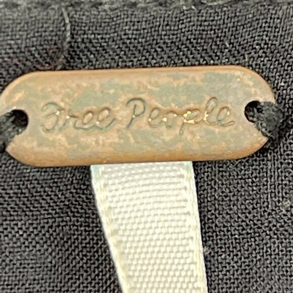 Free People Wonderland Floral Dress XS Floral‎ Pleated Sash Tie Sleeve Button - Picture 8 of 10